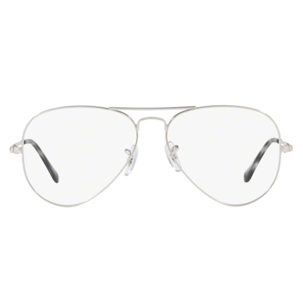 Ray-Ban Unisex Optical Frames, Aviator Shape, Size 58 - 2501 RX6489