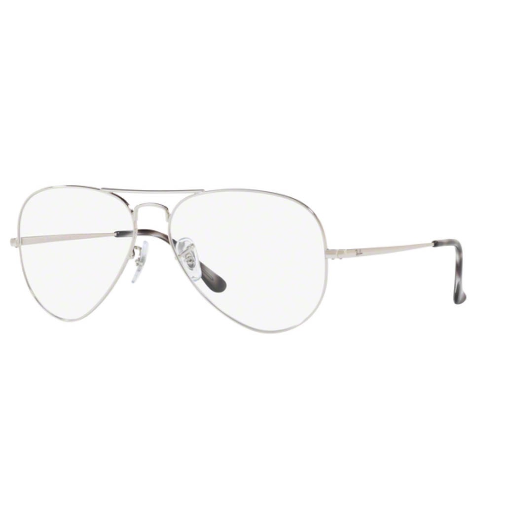 Ray-Ban Unisex Optical Frames, Aviator Shape, Size 58 - 2501 RX6489