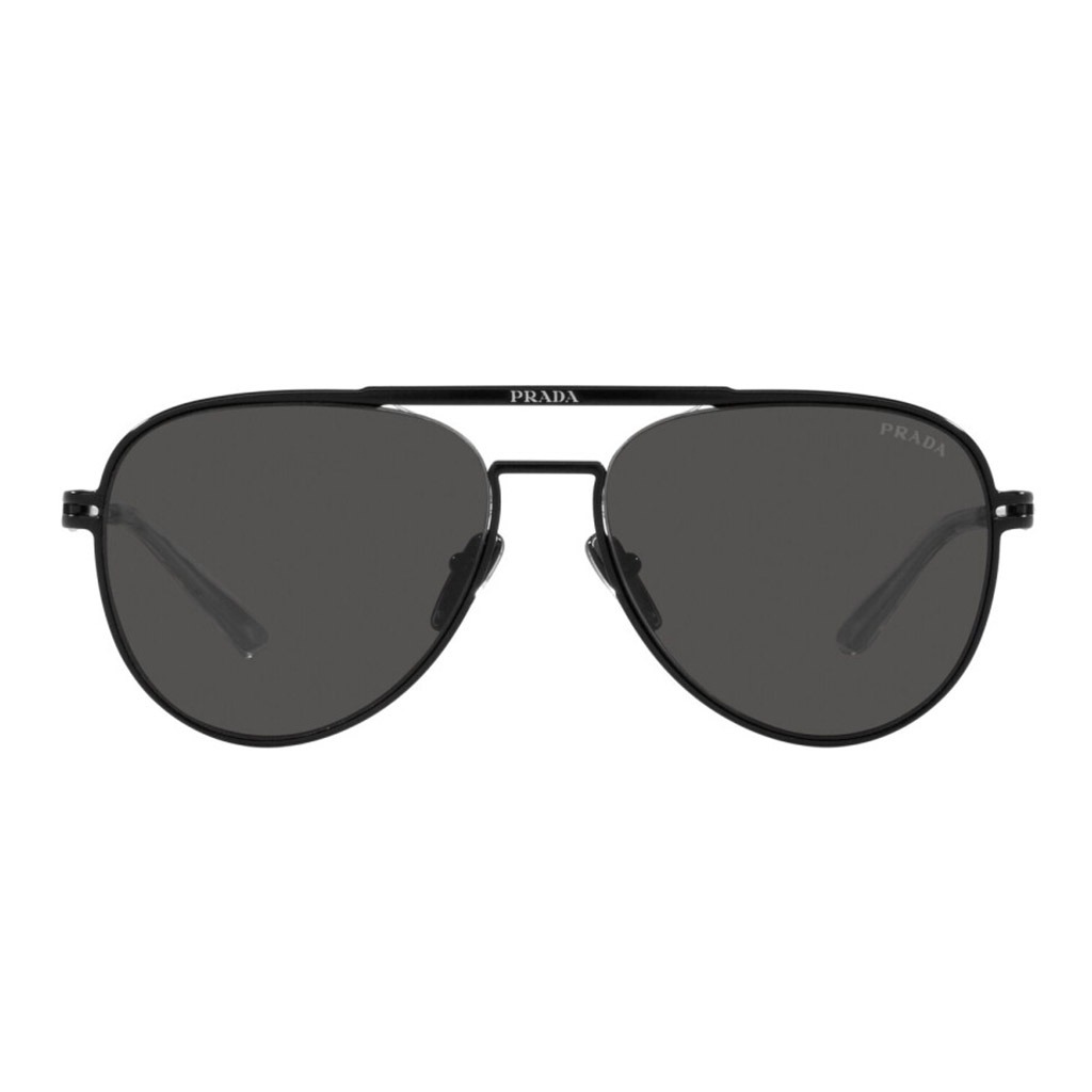 Prada Men's Sunglasses, Aviator Shape, Size 57 - 1BO5S0-PR-54ZS