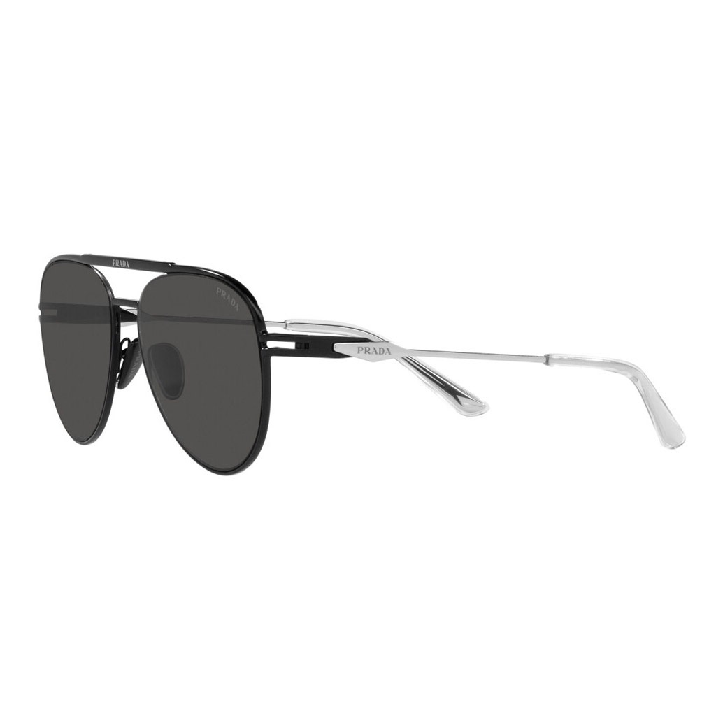 Prada Men's Sunglasses, Aviator Shape, Size 57 - 1BO5S0-PR-54ZS