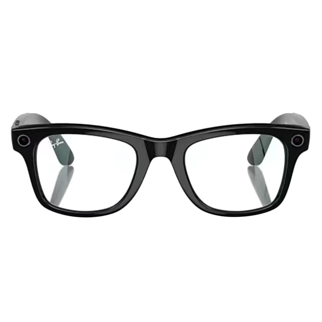 Ray Ban Meta Wayfarer Sunglasses, RW4006 - Clear 