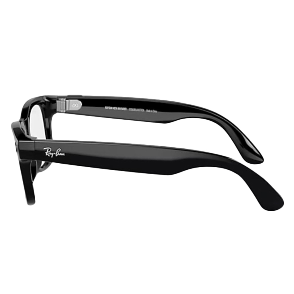 Ray Ban Meta Wayfarer Sunglasses, RW4006 - Clear 