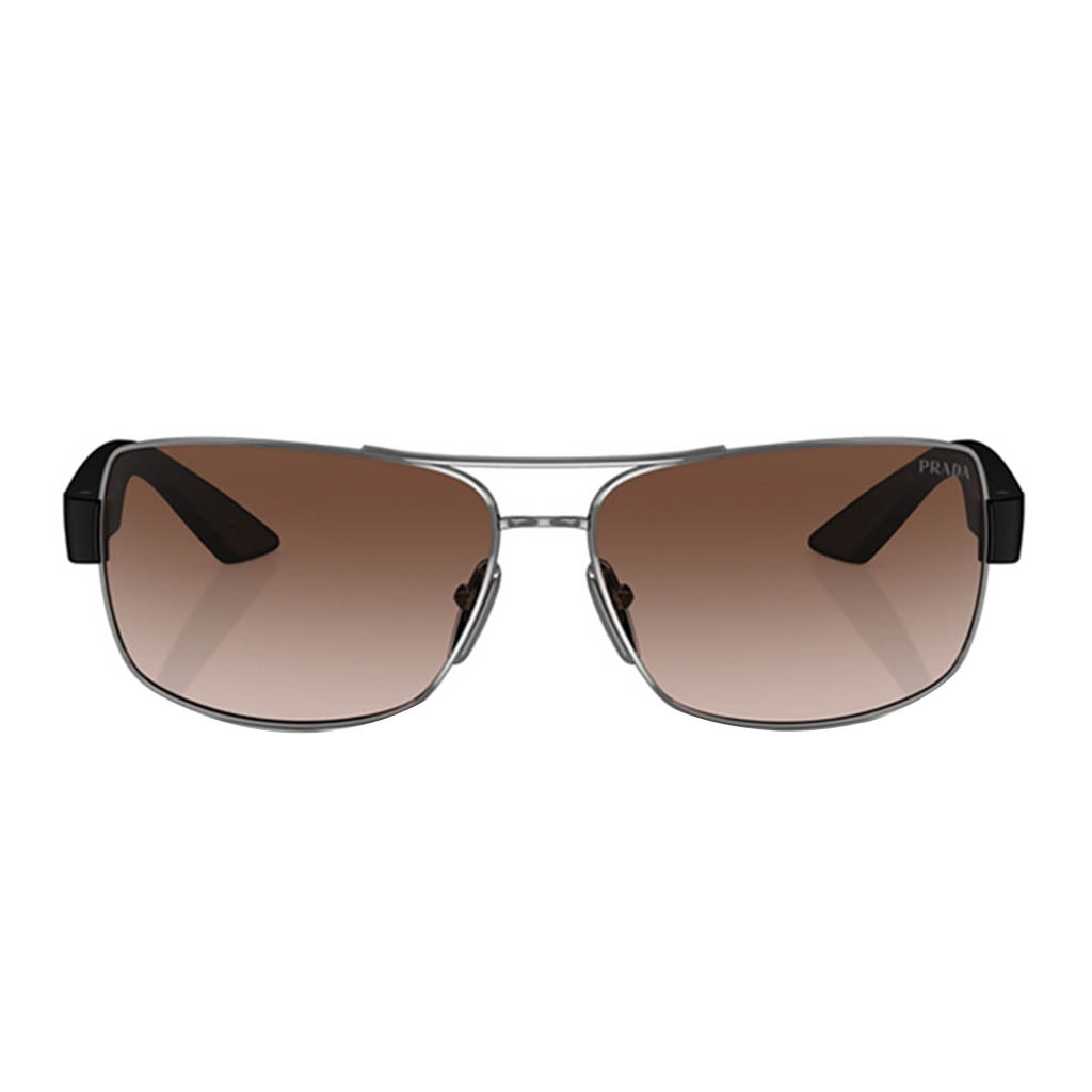 Prada Linea Rossa Men's Sunglasses, Aviator Shape, Size 65 - 5AV02P-PS-50ZS