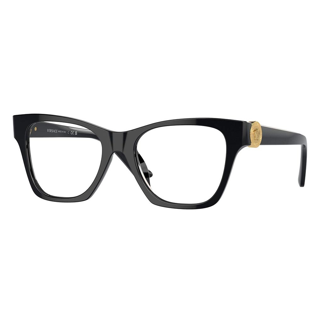 Versace Women Optical Frames, Square Shape, Size 52 - GB1 0VE3341U