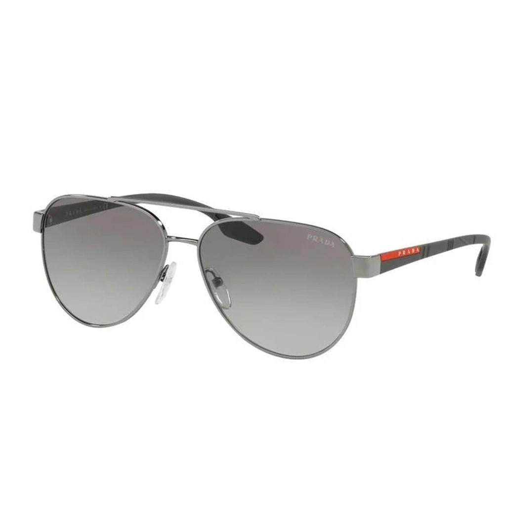 Prada Linea Rossa Men's Sunglasses, Aviator Shape, Size 58 - 5AV3M1-PS-54TS