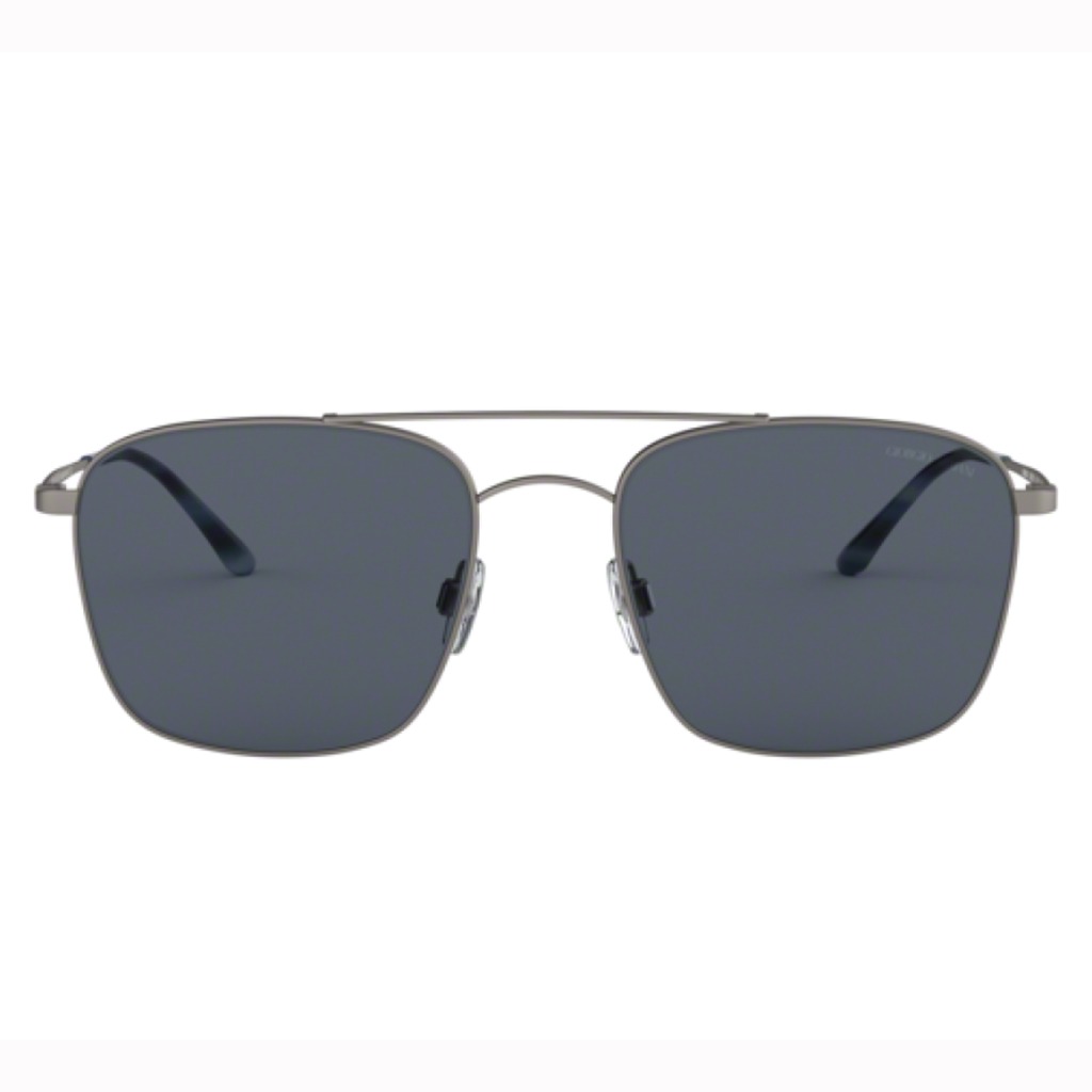 Giorgio Armani Men's Sunglasses, Aviator Shape, Size 55 - AR6080-300387