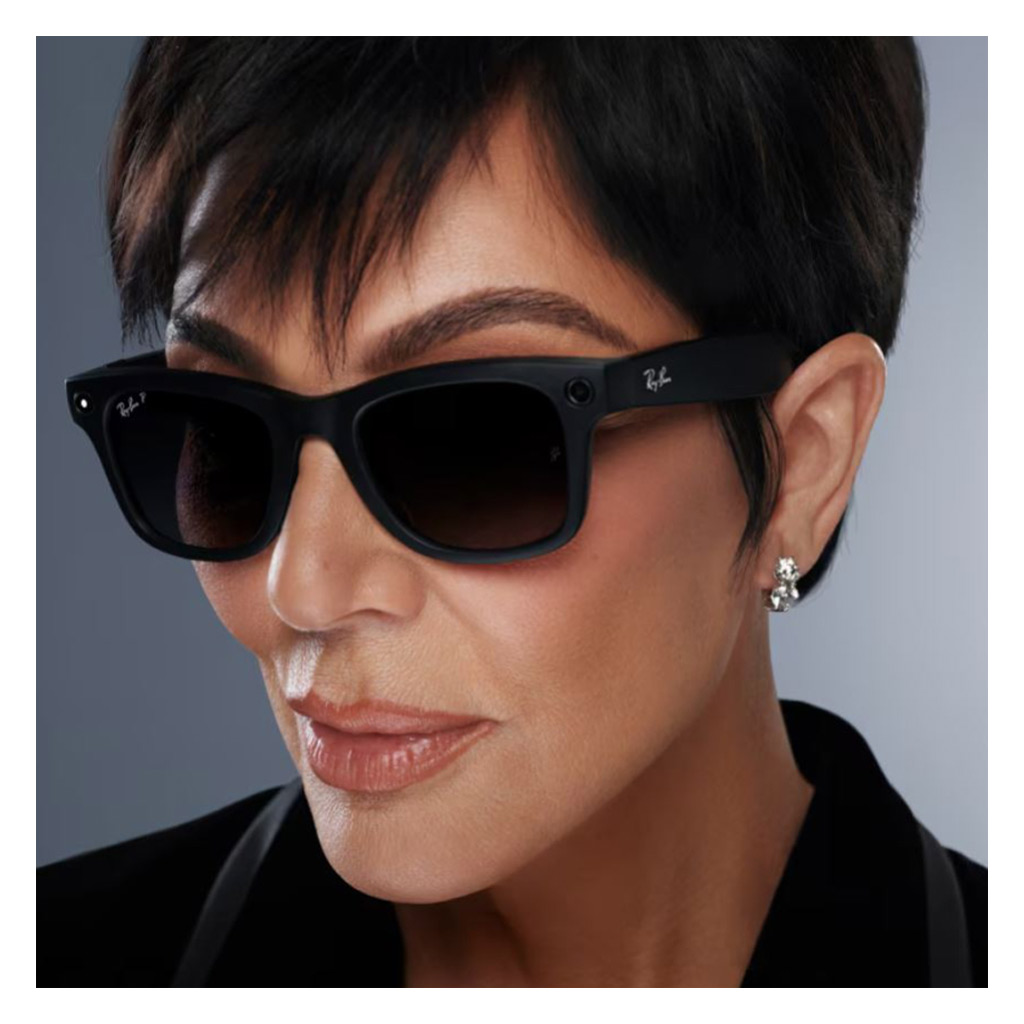 Ray Ban Meta Wayfarer Sunglasses, RW4006 - Graphite