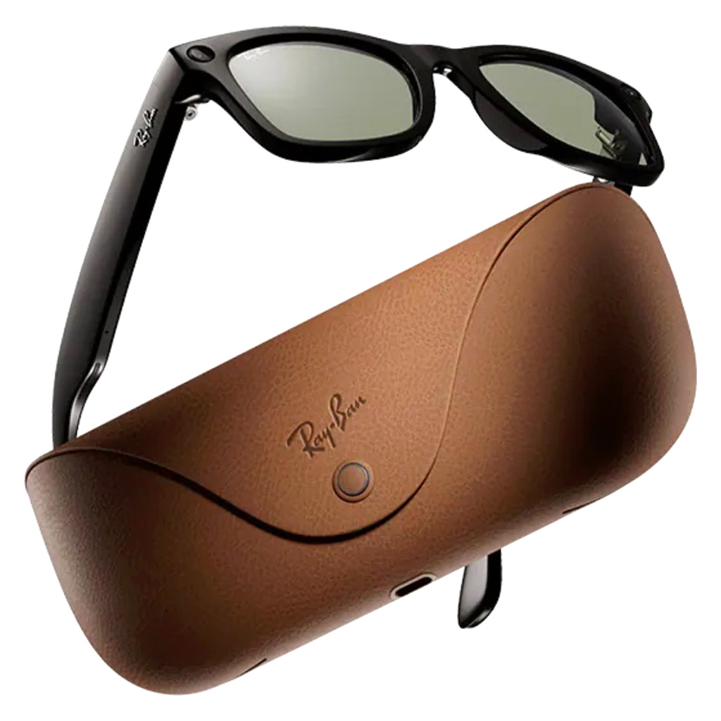 Ray Ban Meta Wayfarer Sunglasses, RW4006 - G15 Green 