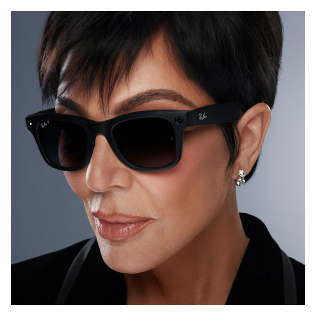 Ray Ban Meta Wayfarer Sunglasses, RW4008 - Graphite