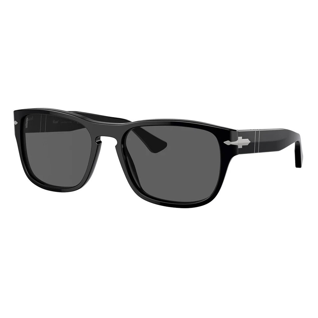 Persol Unisex Sunglasses, Rectangle Shape, Size 55 - 95/B1-PO3341S