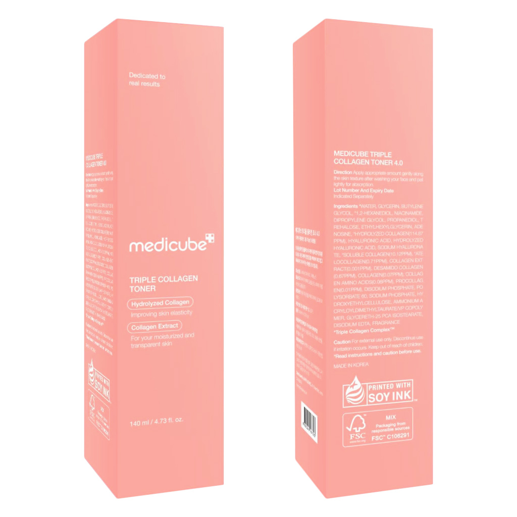 Medicube Triple Collagen Facial Toner 4.0 For All Skin Types 140ml