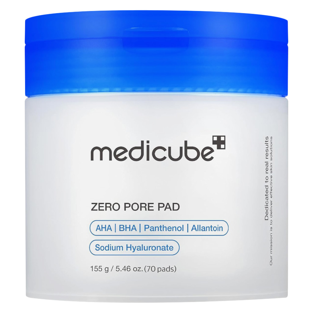 Medicube Zero Pore 2.0 AHA + BHA Facial Toner Pads For Pore Tightening 155g, Pack of 70's