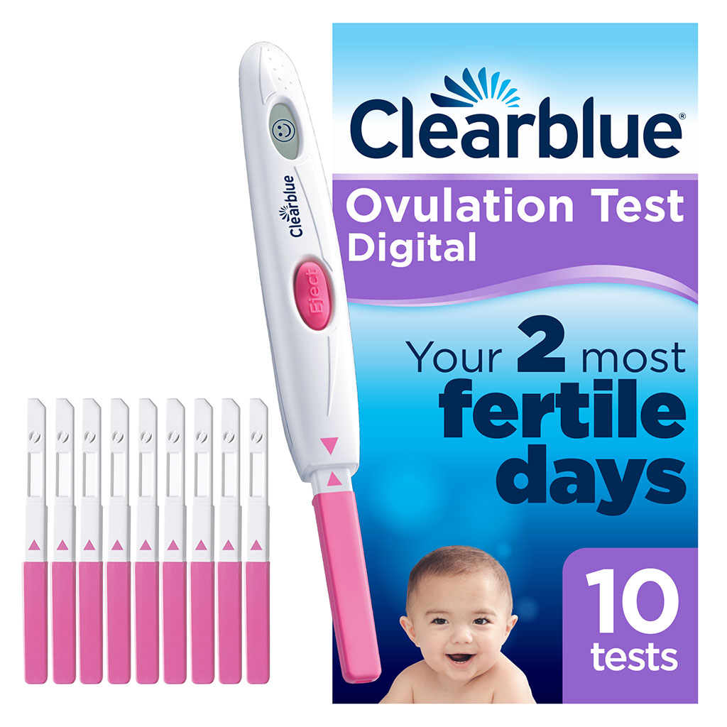 Clear Blue Digital Ovulation Tests Kit, Pack of 10's
