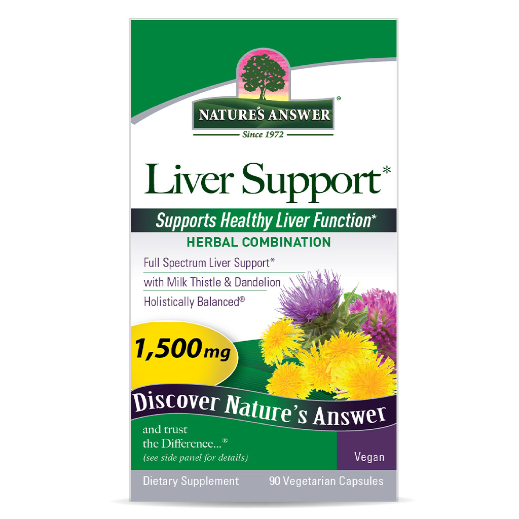 Nature's Answer Liver Support 1500mg Vegetarian Capsules With Silymarin, Pack of 90's