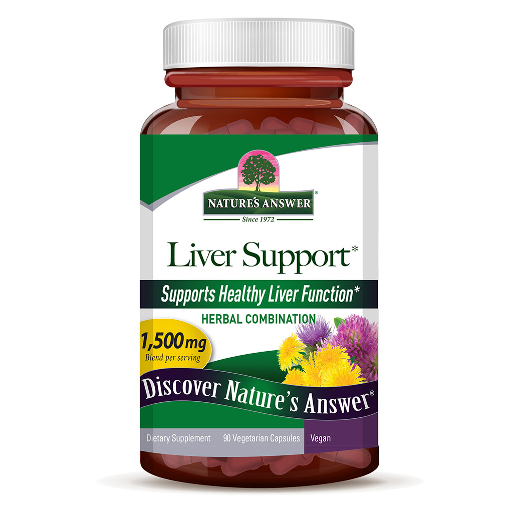 Nature's Answer Liver Support 1500mg Vegetarian Capsules With Silymarin, Pack of 90's