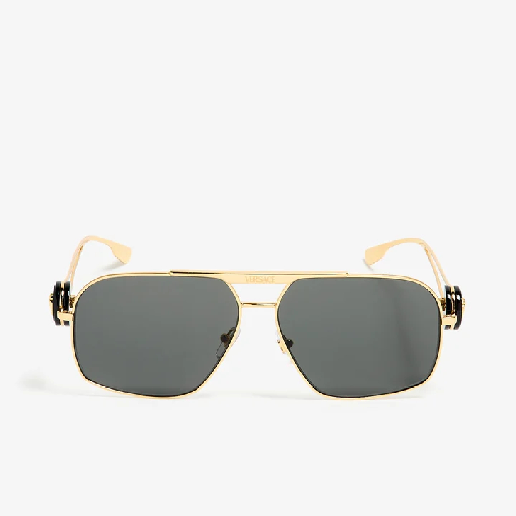 Versace Men's Sunglasses, Aviator Shape, Size 62 - 100287-0VE2269