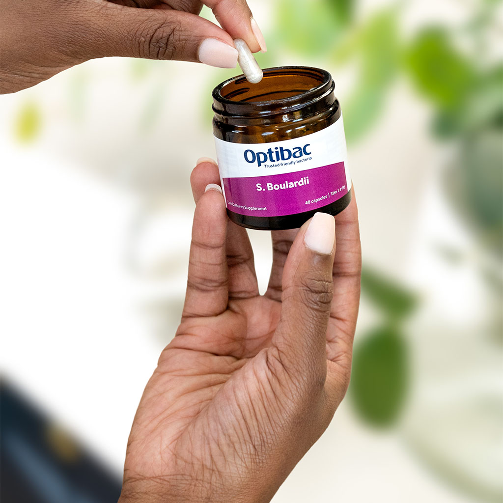 Optibac Saccharomyces Boulardii Digestive Capsules 40's