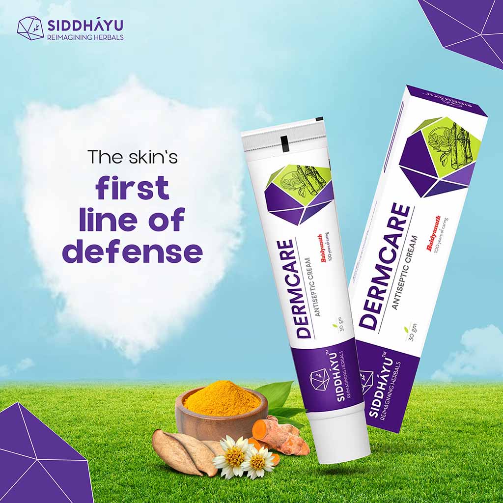 Siddhayu Dermcare Antiseptic Cream For Wounds & Burns 30g